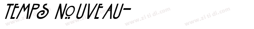 Temps Nouveau字体转换